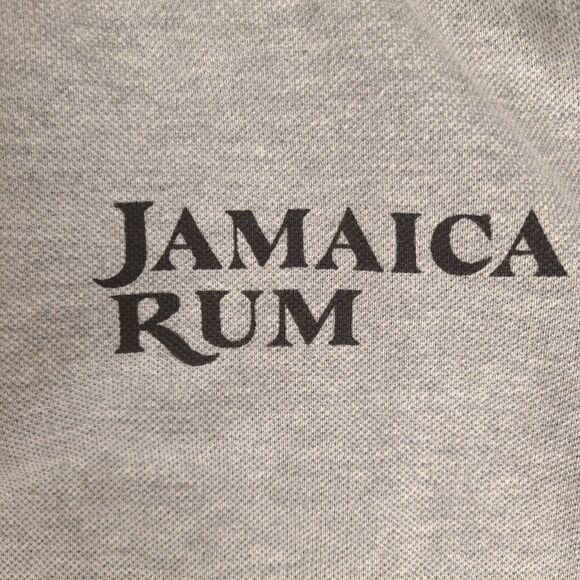 Appleton Estate Jamaica Rum Polo Shirt Mens Large Gray Organic Cotton Embroidery - Picture 6 of 15